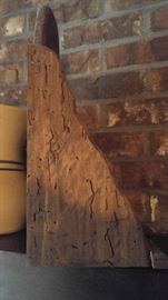 Antique wormwood Lantern holder