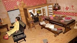 Vintage doll house & furniture sealed
Bids will,be taken on the doll,house & the furnishing