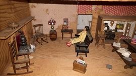 Vintage doll house & furniture sealed
Bids will,be taken on the doll,house & the furnishing