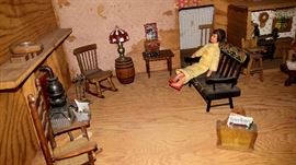 Vintage doll house & furniture sealed
Bids will,be taken on the doll,house & the furnishing