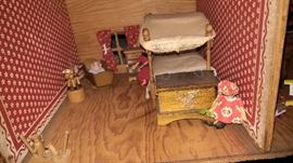 Vintage doll house & furniture sealed
Bids will,be taken on the doll,house & the furnishing