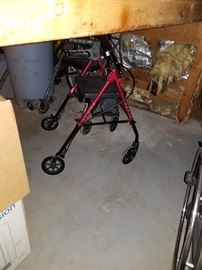 4 wheel walker
