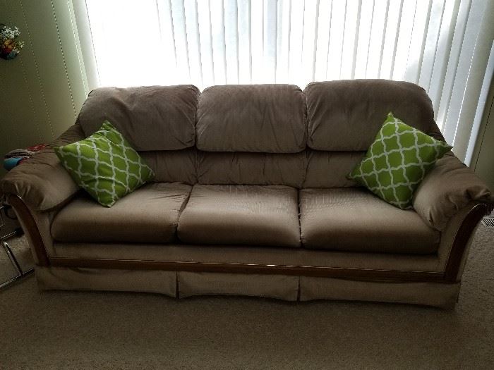 (2) brown sofas available