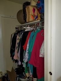 Clothes.  Several closets full