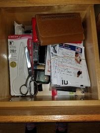 Coupon holders, scissors and misc items