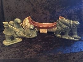 Inuit carved soapstone