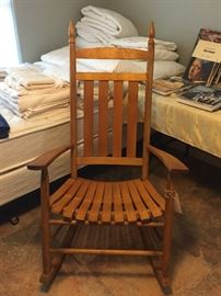 Oversized Maple Rocking Chair