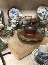 Hand painted Mexican pottery