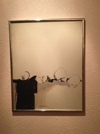 Gilberto Antonio Tarin original water color and pencil. Well known San Antonio artist. Still prolific on contemporary art scene well collected by museums and private collectors. Well represented in galleries.