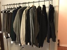 Men’s clothing including Daniel Cremieux, will Rich, L.L. Bean, Filson, and more.