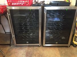 TWO...TWO like new Wine Refrigerators!!