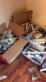 Many Computer Cables and Power Strips - all have been sorted and priced to sell. Many of the cables are bulk priced for the computer hobbyist or eBay professional.