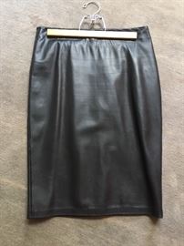 Leather skirt