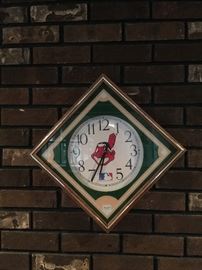 Indians Wall Clock