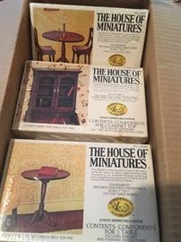 The House of Miniatures Doll House Furniture Unopened Boxes