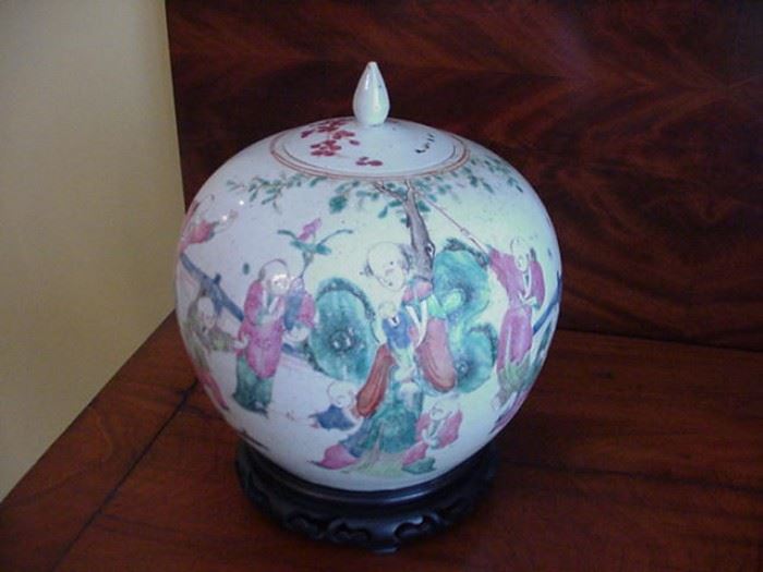 Chinese porcelain ginger jar