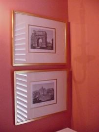 Architectural engravings