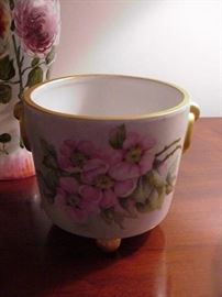 Hand-painted cache pot