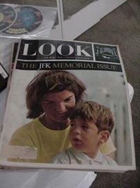 Another copy of Look magazine , the JFK Memorial Issue