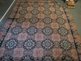 antique coverlet.