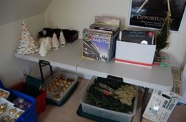 Ceramic Christmas Tree , LPs Record albums- Rock and Roll