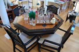 Dining room table and chairs