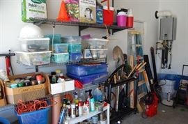 pressure washer, hand tools, coolers