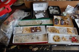 Costume Jewelry, on location the day of sale, no gold