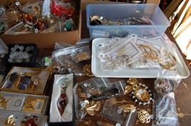 Costume Jewelry, on location the day of sale, no gold