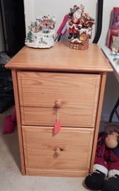 Two-drawer file cabinet