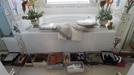 Shoes and boots, some never worn