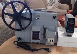 Argus 8MM projecter and Sears 8MM movie camera