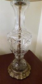 Frederick Cooper crystal lamp (1 of a pair)