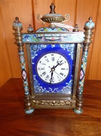 Cloisonne Clock