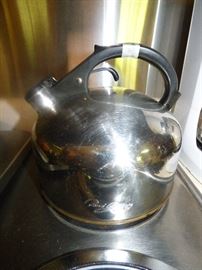 Vintage Revere Ware Stainless tea kettle