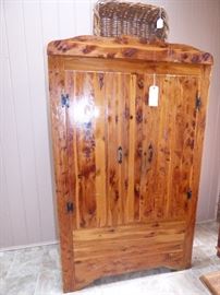 Vintage cedar wardrobe