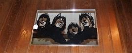 Vintage Beatles mirror from "Rubber Soul" album cover 