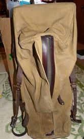 Canvas & leather duffel bag by Filson