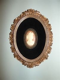 One of a Pair of cameo pictures