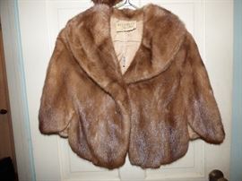 Vintage mink cape