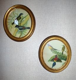 Vintage bird lithos
