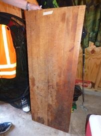Butcher block top(see other side in next pic)