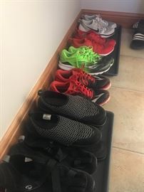 Mens Size 10.5 Nike, Brooks, Water Shoes etc...
