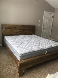 West Elm Emerson Bed with King size mattress