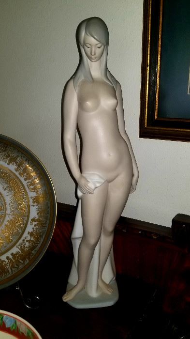 Large Bisque NUDE Lladro