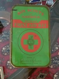 Vintage Boy Scout First Aid box