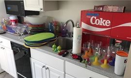 Cool for the pool items (Coke machine is not for sale)