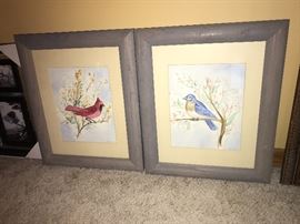 Framed artwork