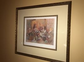 Dianne Powell signed litho