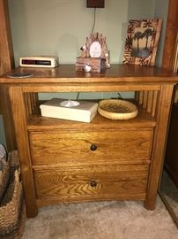 Stanley Furniture mission style nightstand